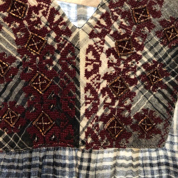 Anthropologie Floreat NWT tunic shirt dress plaid - Picture 5 of 10